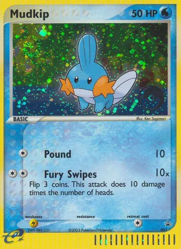 Mudkip 5 from Nintendo Black Star Promos