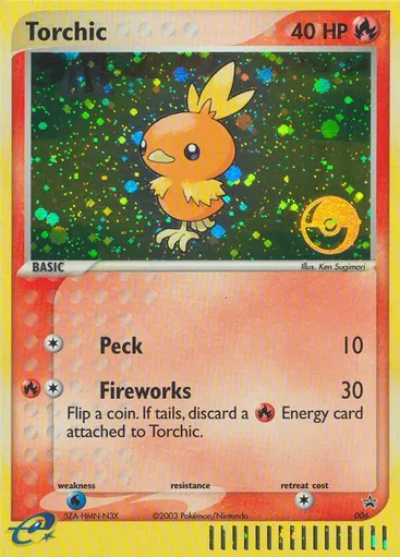 Torchic 6 from Nintendo Black Star Promos