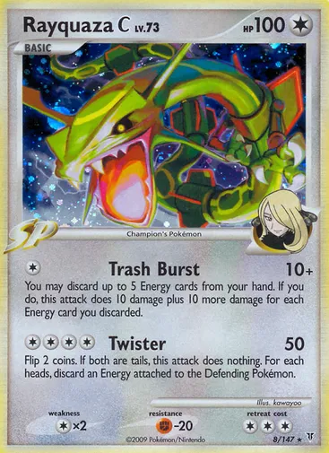 Rayquaza C 8 from Supreme Victors