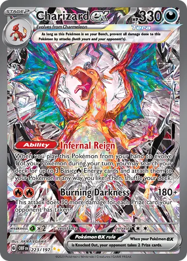 Charizard ex 223 from Obsidian Flames