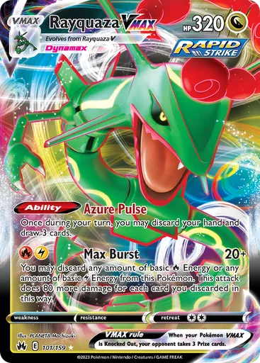 Rayquaza VMAX 101 from Crown Zenith