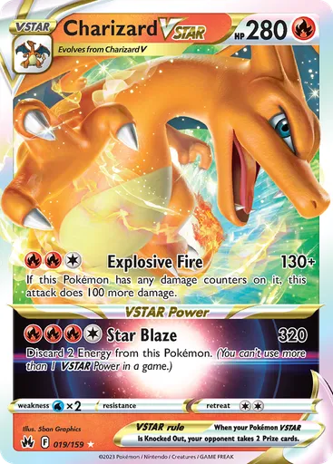 Charizard VSTAR 19 from Crown Zenith