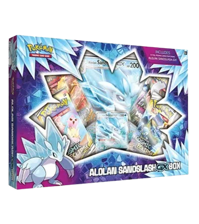 Alolan Sandslash GX Box, other packaging