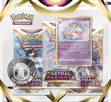 Astral Radiance 3-Pack Blister - Sylveon, blister packaging