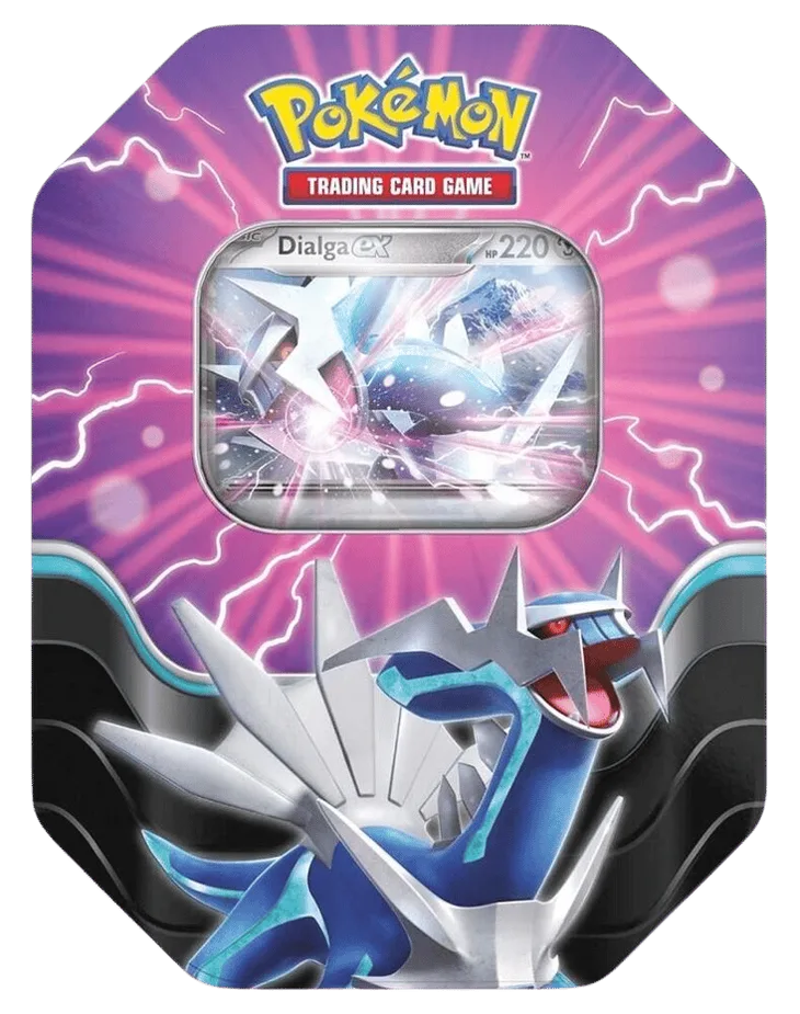 Azure Legends Tin [Dialga ex] (International Version), tin packaging