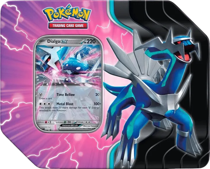 Azure Legends Tin (Dialga ex), tin packaging
