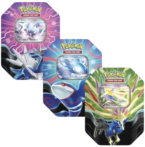 Azure Legends Tins (Set of 3), tin packaging