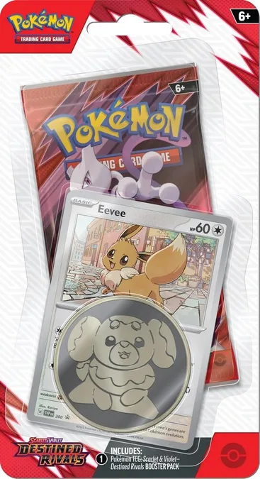 Destined Rivals Single Pack Blister - Eevee, blister packaging