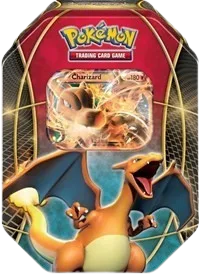 Furious Fists EX Power Trio Tin - Charizard EX, tin packaging