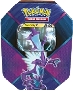 Galar Challengers Tin (Toxtricity V), tin packaging
