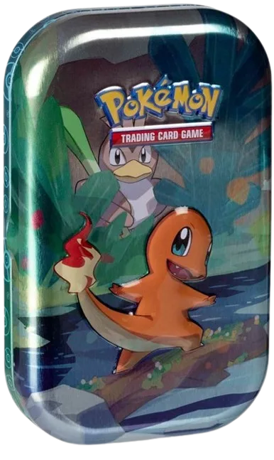 Kanto Friends Mini Tin (Charmander), tin packaging