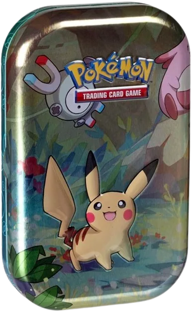 Kanto Friends Mini Tin (Pikachu), tin packaging