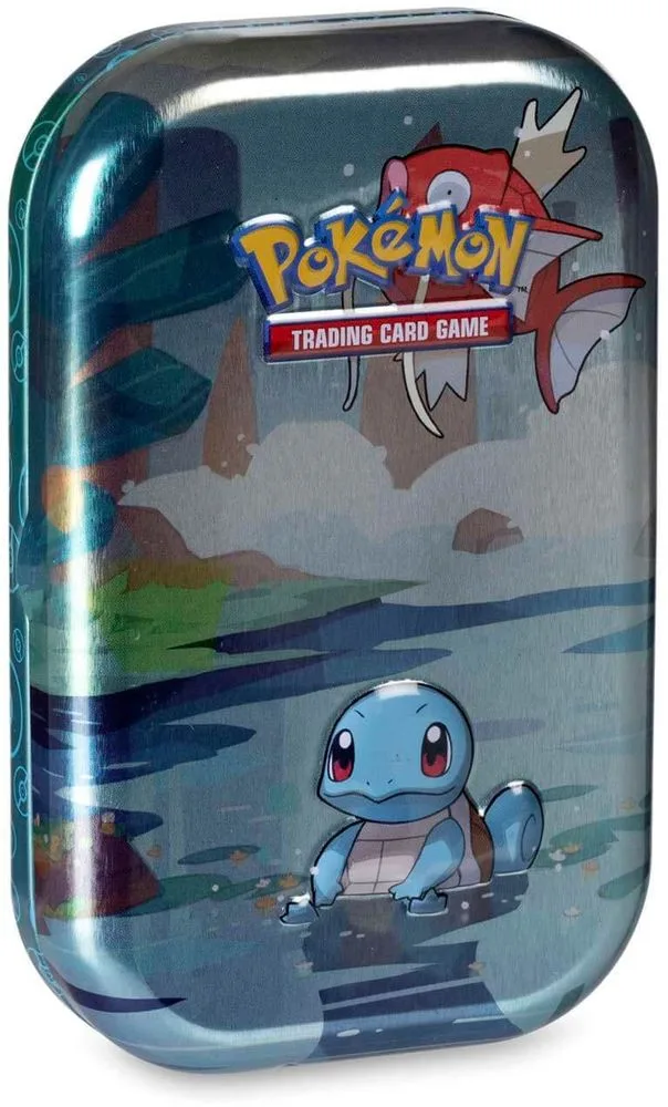 Kanto Friends Mini Tin (Squirtle), tin packaging