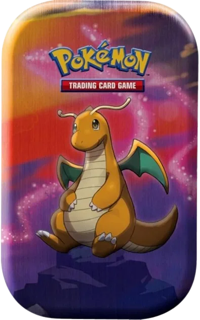 Kanto Power Mini Tin (Dragonite), tin packaging