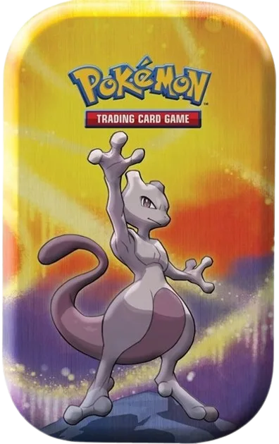 Kanto Power Mini Tin (Mewtwo), tin packaging