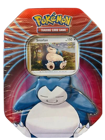 Mighty Mysterious Tin (Snorlax), tin packaging