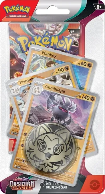 Obsidian Flames Single Blister Pack - Annihilape, blister packaging
