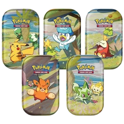 Paldea Friends Mini Tin (Set of 5), tin packaging