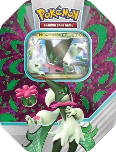 Paldea Partners Tin [Meowscarada ex] (International Edition), tin packaging