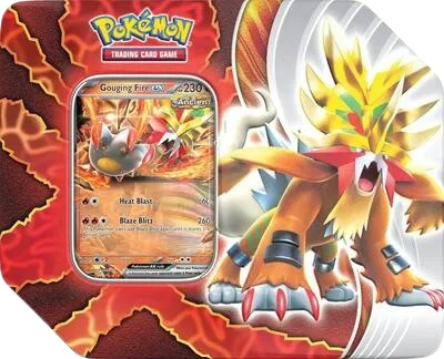 Paradox Destinies Tin (Gouging Fire ex), tin packaging