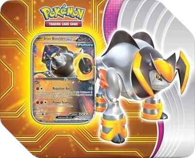 Paradox Destinies Tin (Iron Boulder ex), tin packaging
