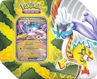 Paradox Destinies Tin (Raging Bolt ex), tin packaging