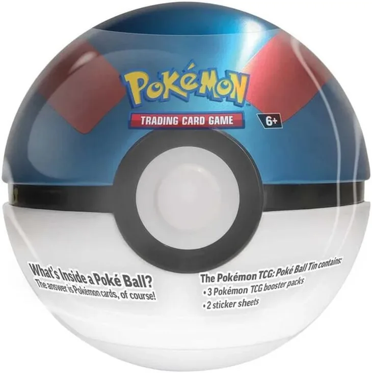 Pokémon - Poké Ball Tin - Great Ball (Q4 2025), tin packaging