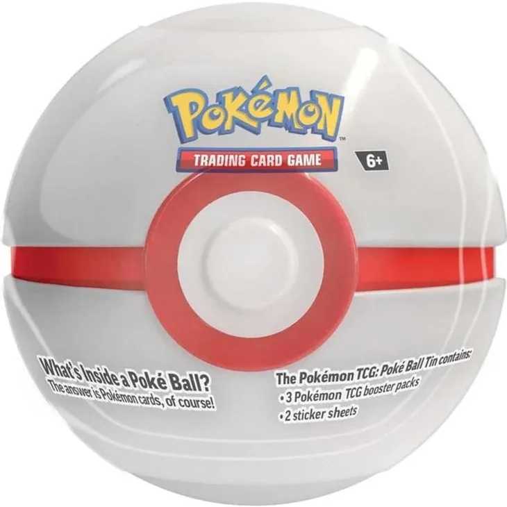 Pokémon - Poké Ball Tin - Premier Ball (Q4 2025), tin packaging