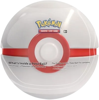 Pokémon - Poké Ball Tin - Premier Ball, tin packaging