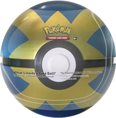 Pokémon - Poké Ball Tin - Quick Ball, tin packaging