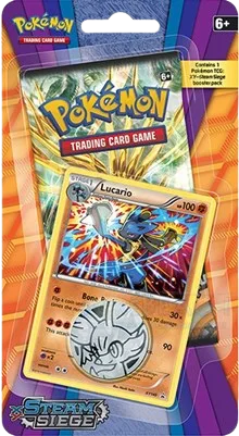 Steam Siege Single Pack Blister - Lucario, blister packaging